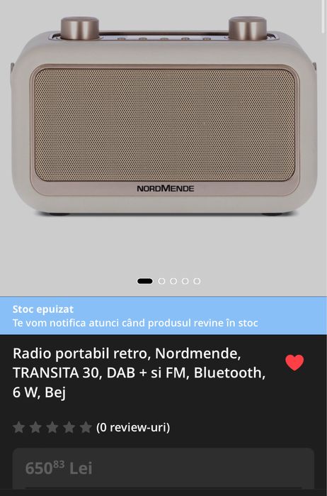 Radio portabil retro, Nordmende Transita 30