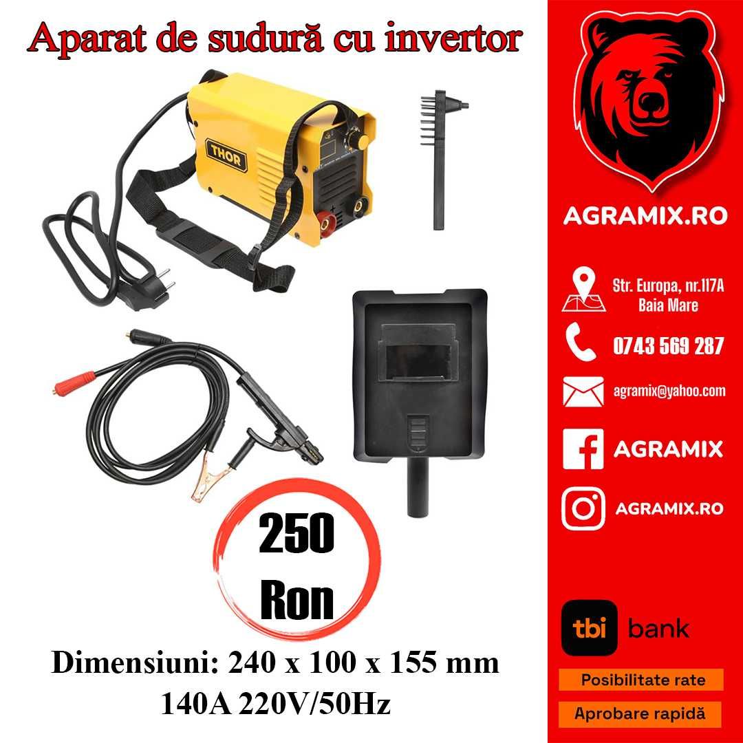 Aparate noi de sudura marca Thor cu invertor, 120A-160A, Agramix