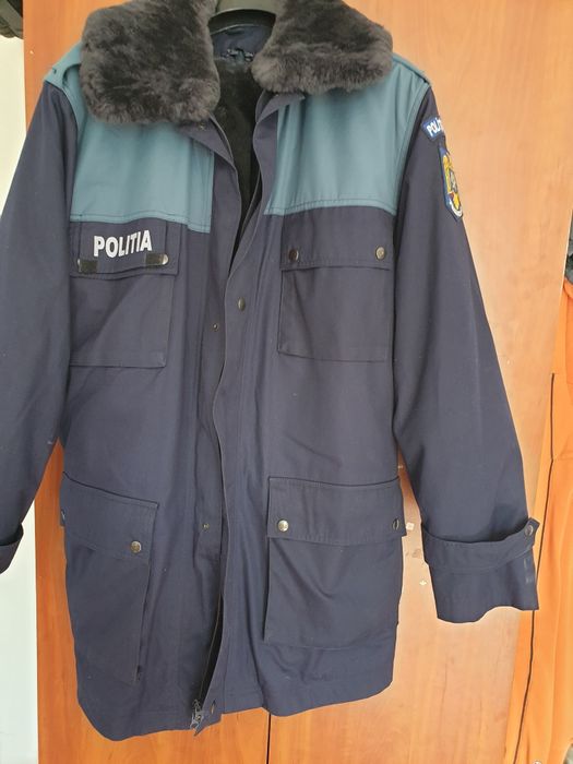 Geaca de politie noua cu blana