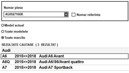 Mecatronic original Audi A6 / A7 / A8 – Cod 4G0927166K – Nou