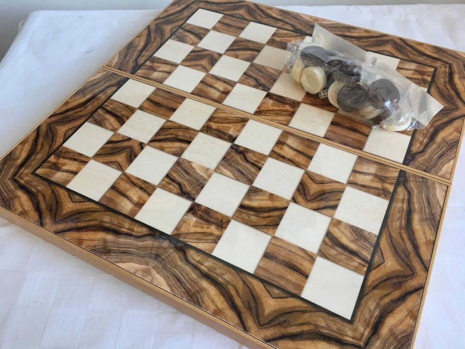 Joc Table (joc de Table) NOU - Lux lemn lacuit. SIGILAT!