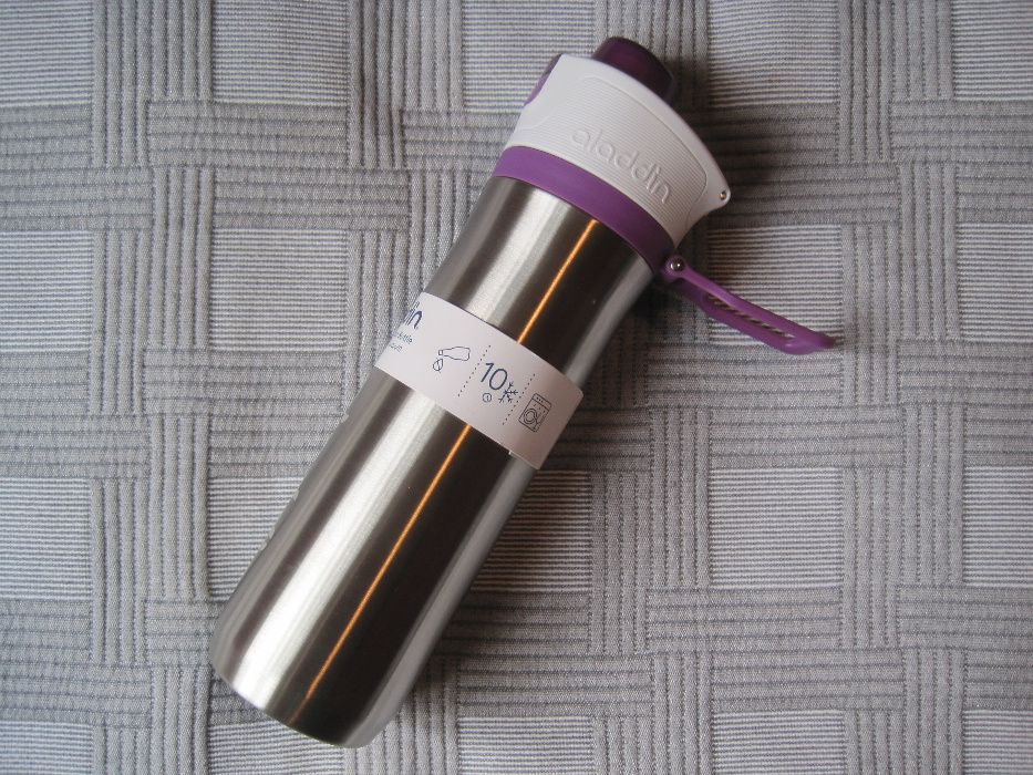 Aladdin Stainless Steel Vacuum Insulated Water Bottle, Purple, termos