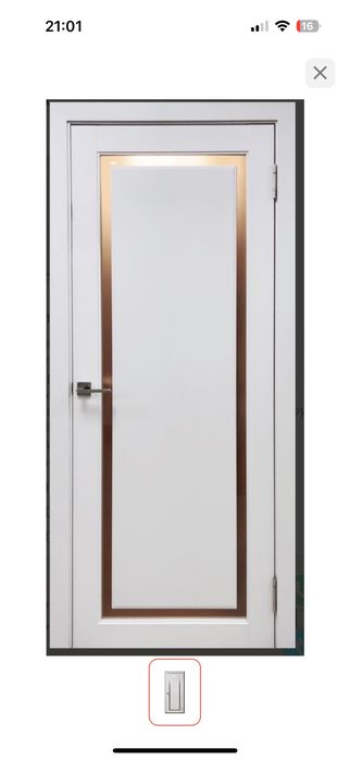 межкомнатная дверь новая в упаковке с коробом