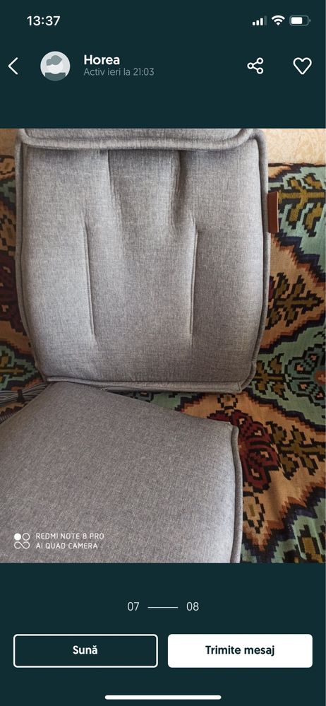Husa de scaun cu masaj hiatsu