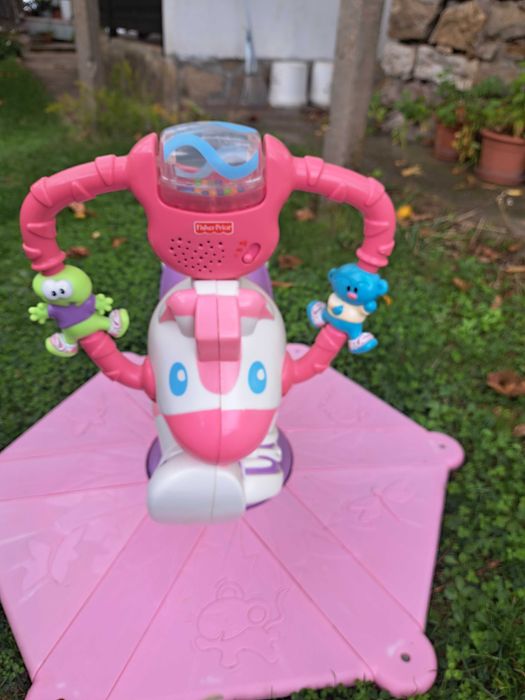 Детско родео Fisher Price Pink Zebra