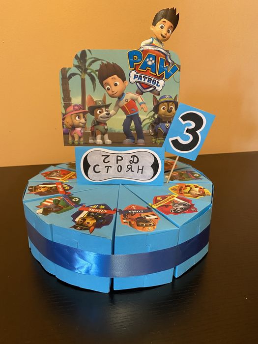 Картонена торта Еднорог