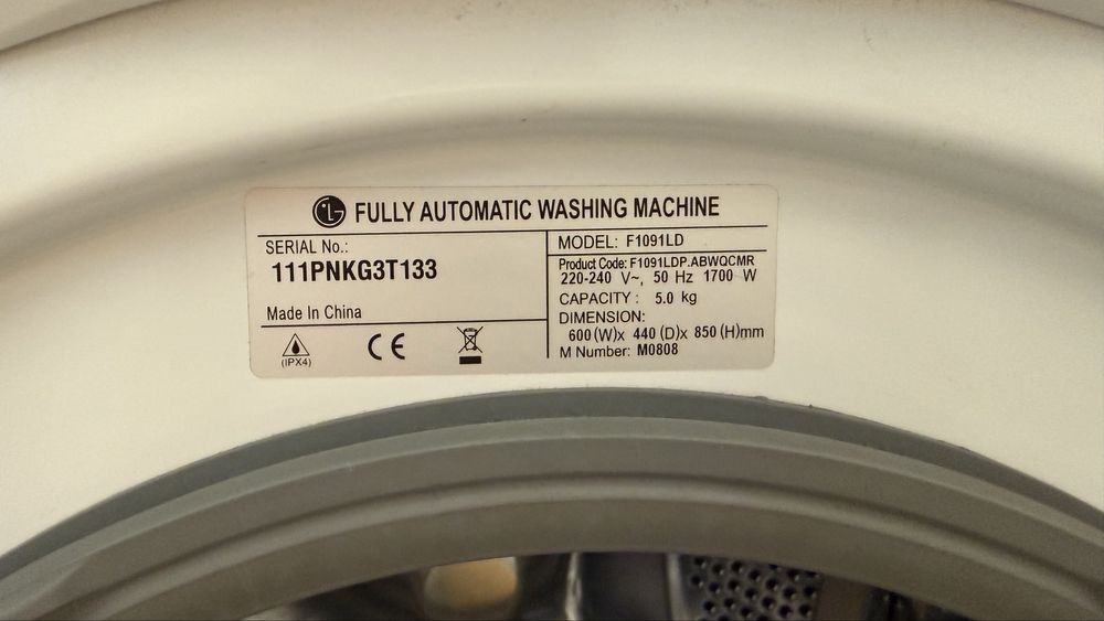 Masina de spalat LG F1091LD 5Kg slim