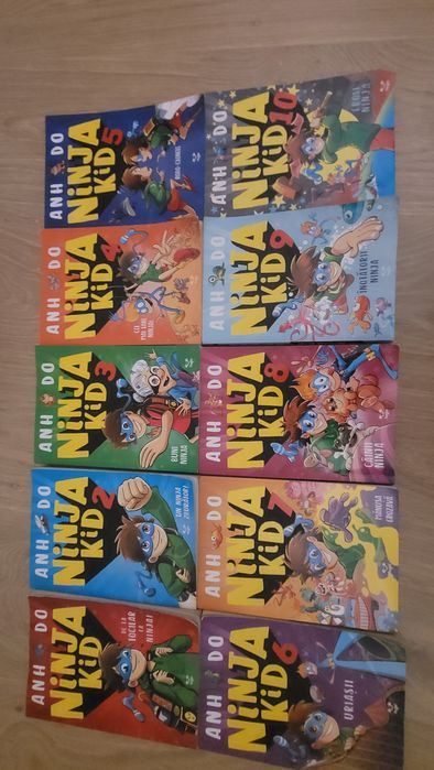 Colectie 10 carti Ninja Kid