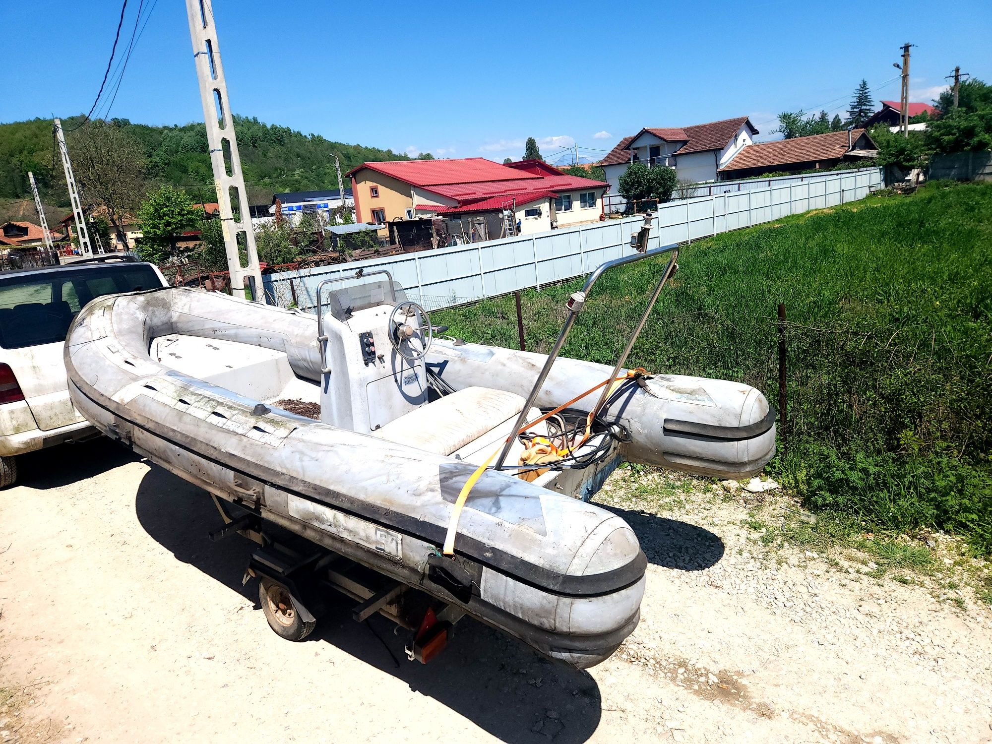 Barcă gonflabilă de pescuit cu capacitate RIB480 8 de mare viteză pent