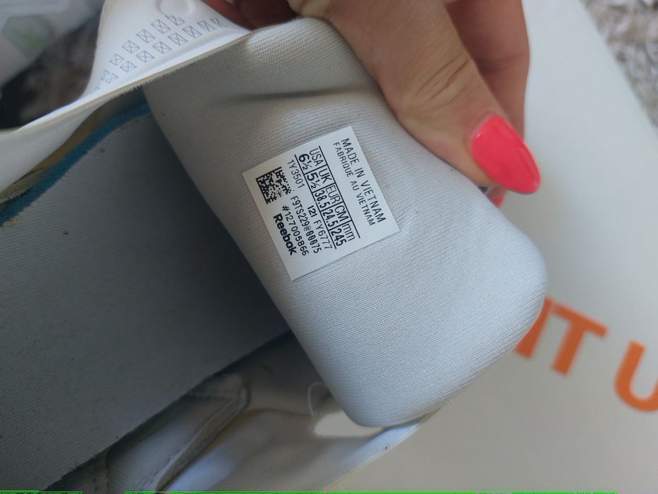 Reebok pump 38.5 номер