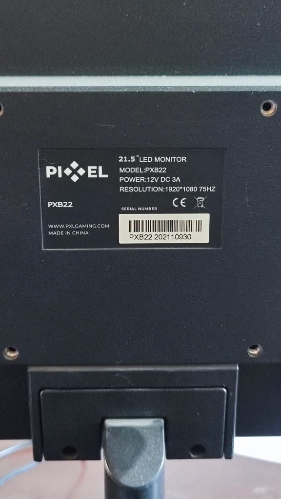 Monitor Pixel 22" PXB22, 75Hz, FHD, VGA+HDMI,