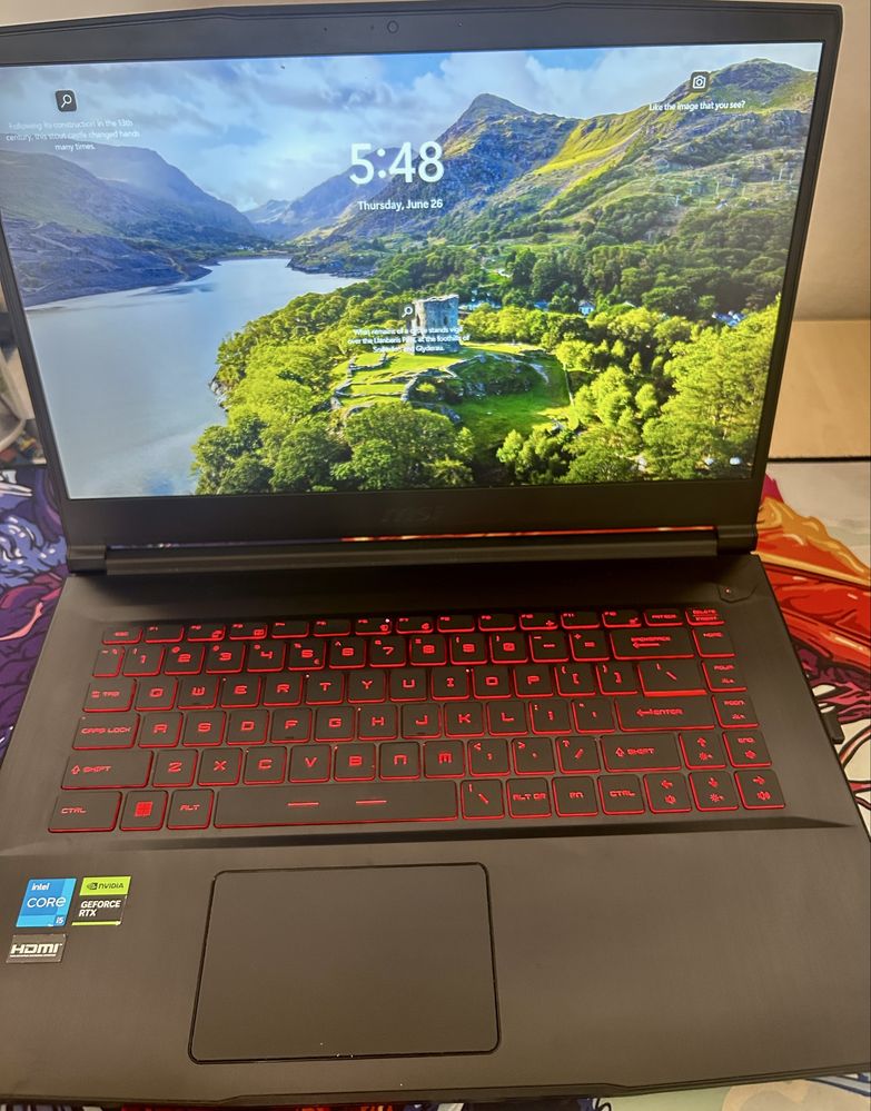 Laptop MSI rtx4050