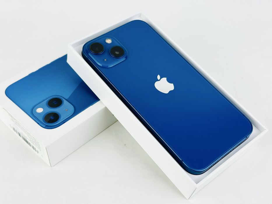 Apple iPhone 13 128GB Blue Отличен! Гаранция!