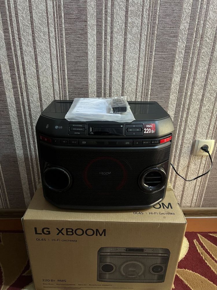 LG XBOOM ol 45 sotiladi ideal xolatda