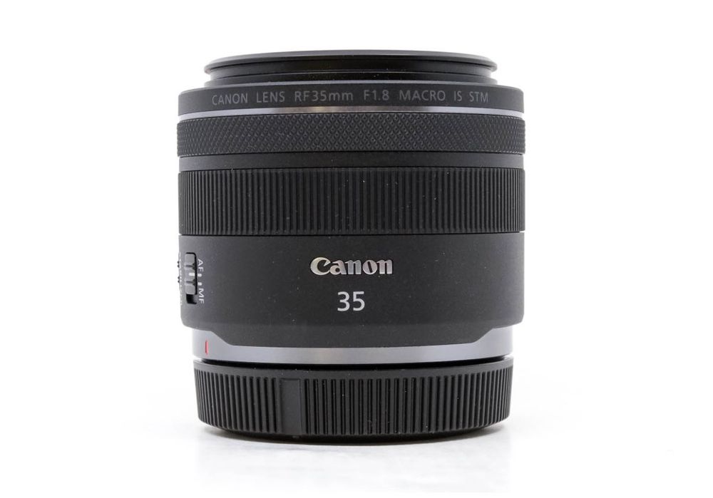 Canon 35mm 1.8 RF macro IS + parasolar original ca nou