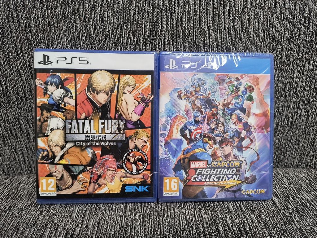 Fatal Fury City of the Wolves,Marvel Vs Capcom Fighting Collection PS5