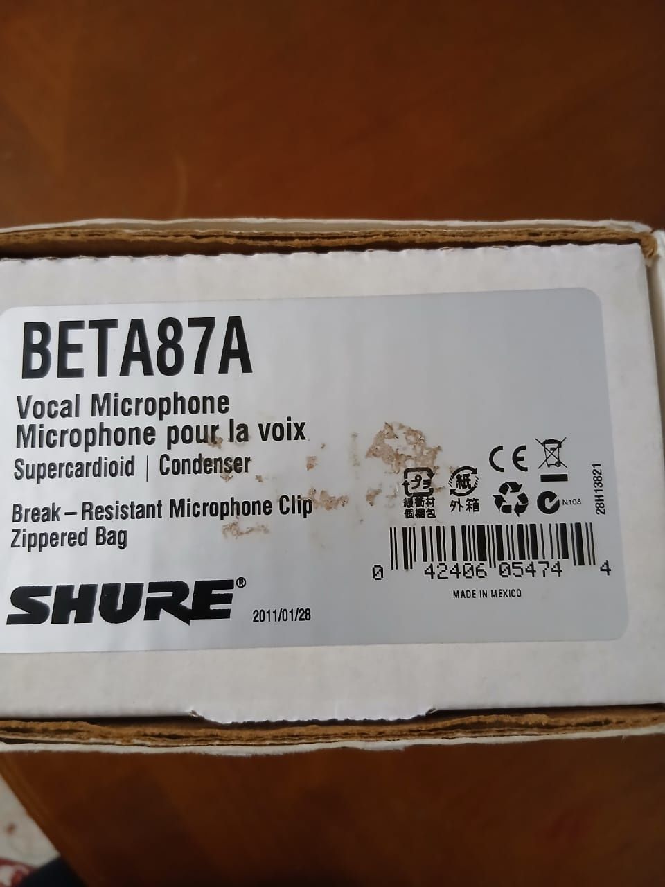 Shure beta87a микрофон