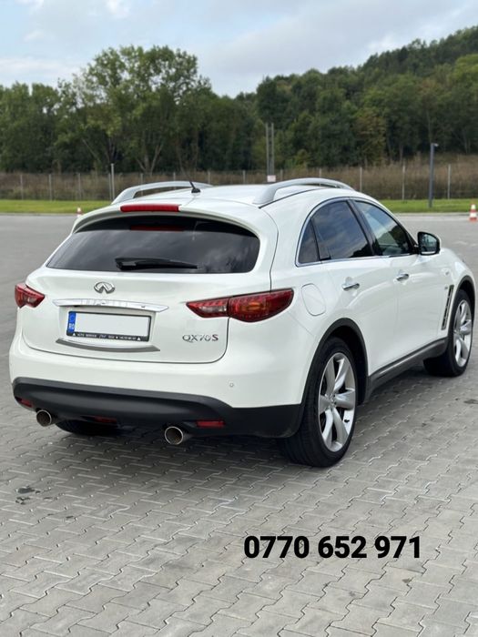 Vând Infiniti Qx70 Sport, an 2015, culoare deosebită Alb Alpine