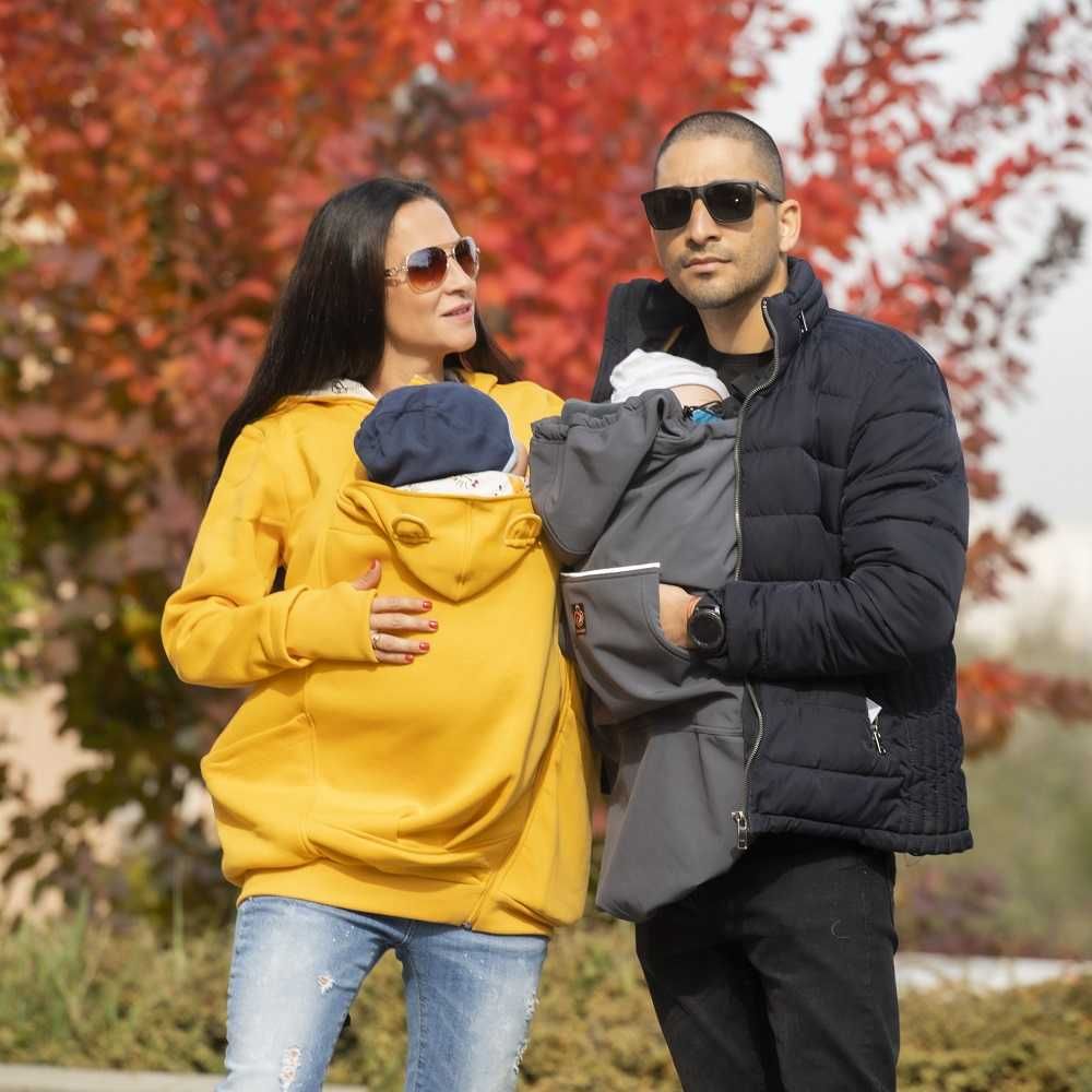 Разпродажба | Памучен суитшърт за бебеносене Simply XL-XXL - SUNFLOWER