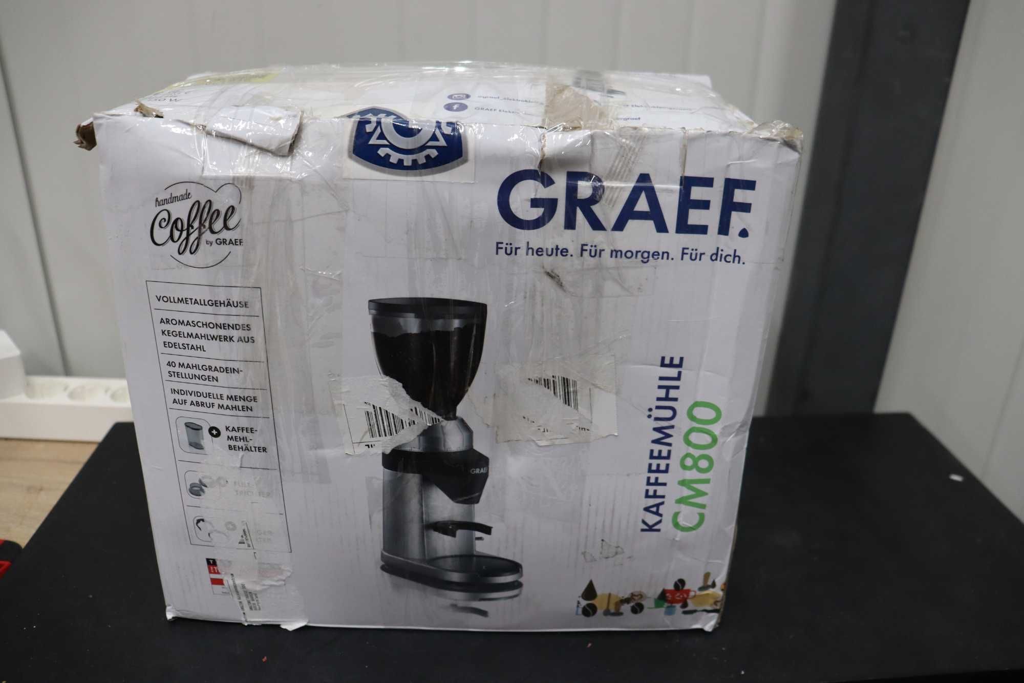 GRAEF CM900 Кафемелачка,Автоматично порциониране,40 степени на смилане