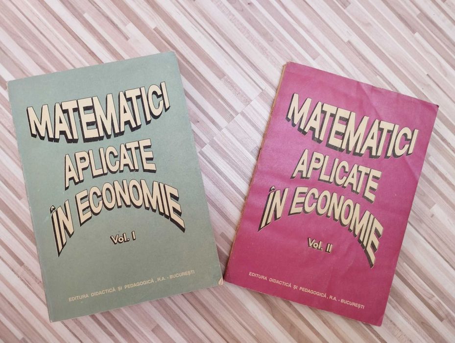 Vând cărți Matematici aplicate în economie