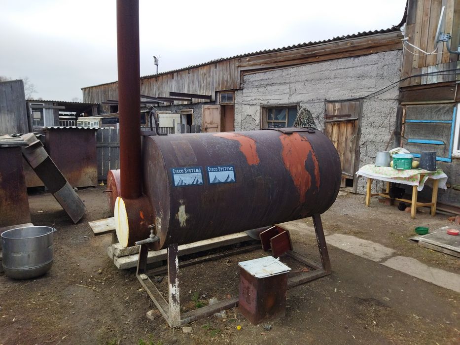 Бочка на 2 куба, с подогревом