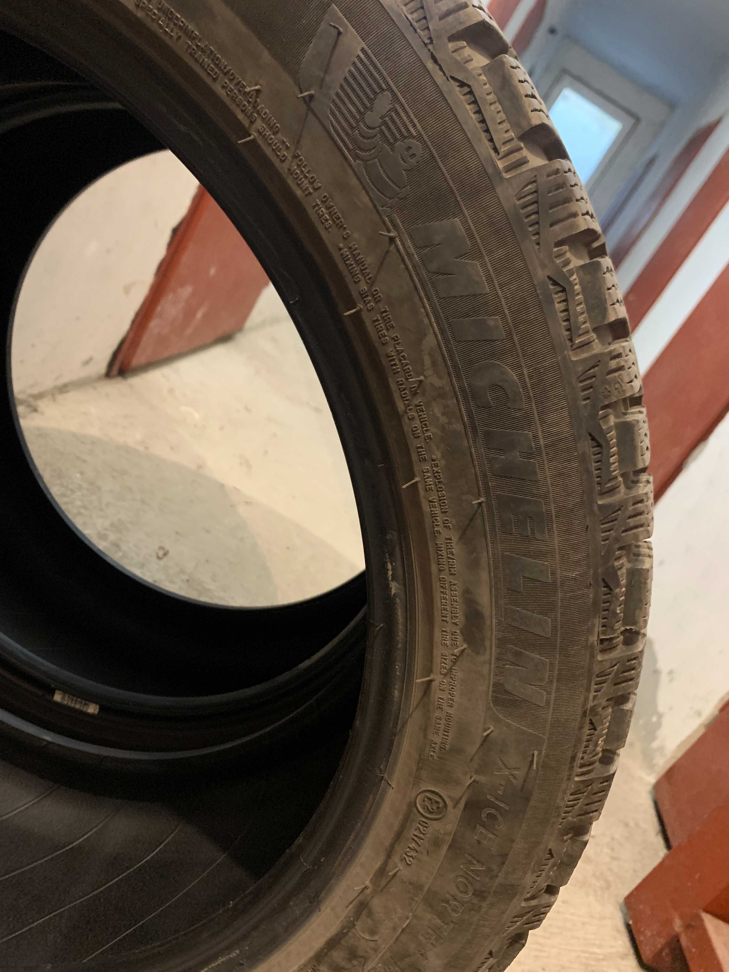 2бр Michelin X-ICE NORTH 4 245/45/18 (извадени шипове) DOT 22