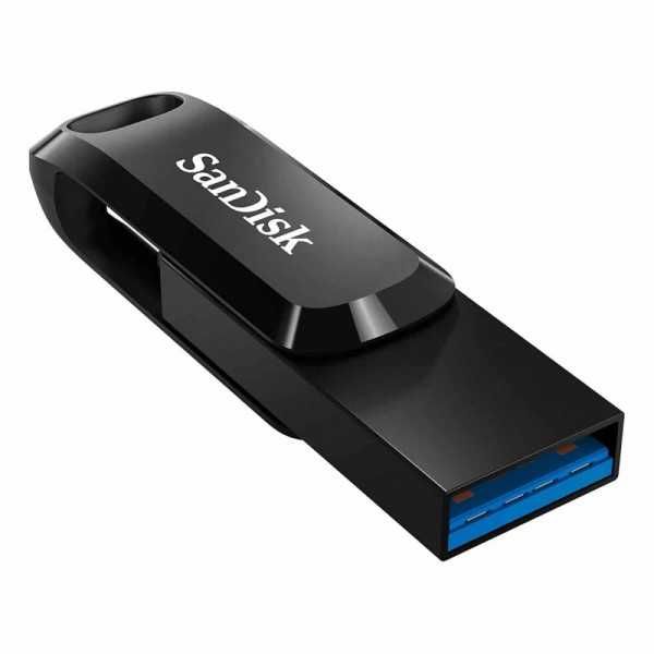 Флешка SanDisk USB Type-C 128GB (чёрный)