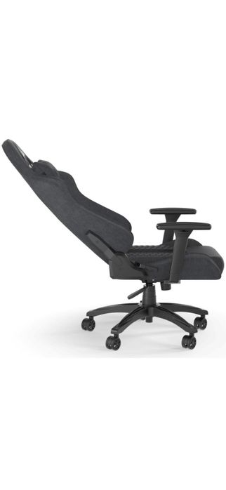 Scaun Gaming Corsair TC100 RELAXED, Textil, tetiera, Gri - Negru