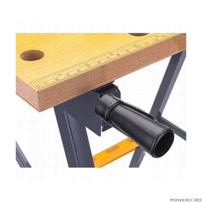 Masa de lucru, 100 kg/560 mm, reglabila pliabila pentru atelier,