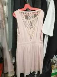 Елегантна лятна розова рокля