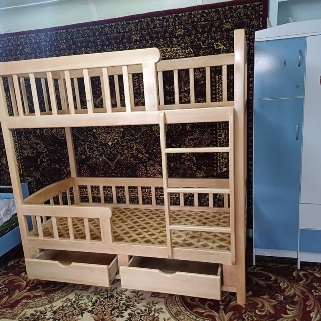 Kravat ikki etaj manej bolalar kravati karavat  mebel mebl mebil