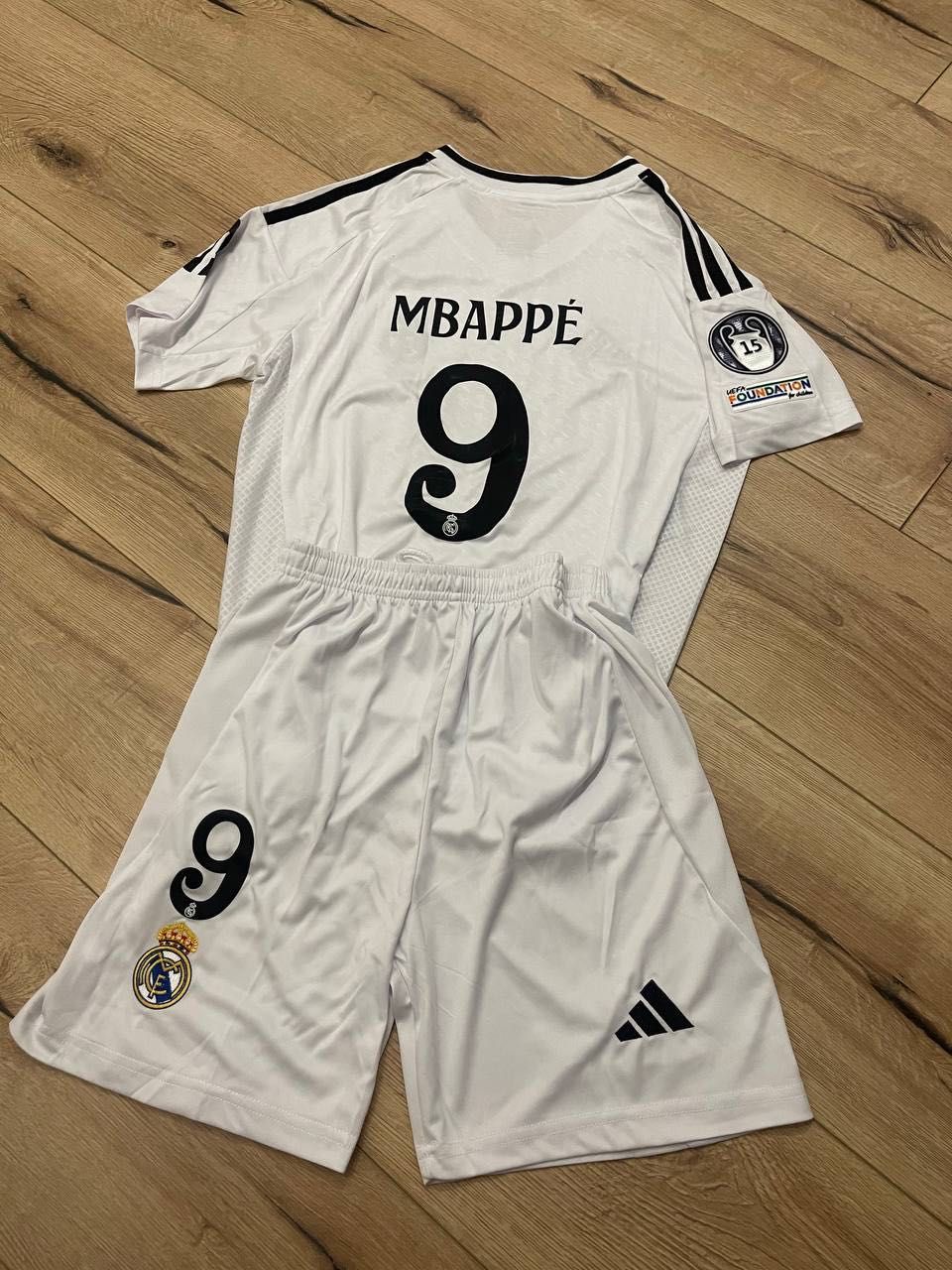 детски футболен екип Mbappe Real Madrid UCL