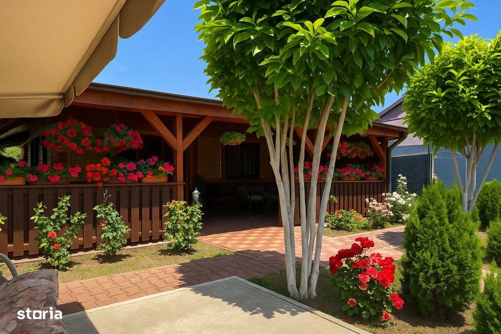 Casa solida, complet renovata, cu terasa generoasa – Bolintin Vale