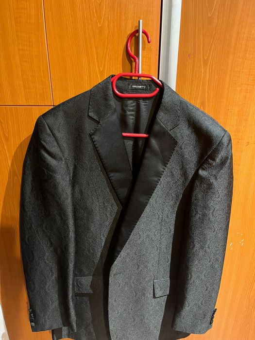 Costum de ginere brand Alb si Negru