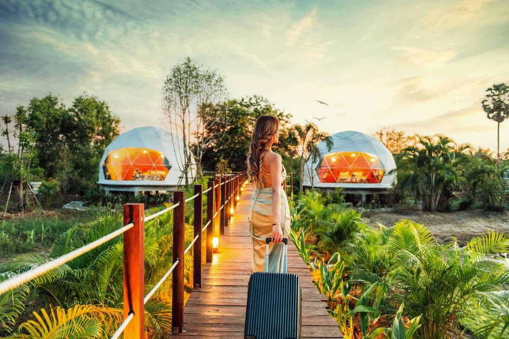 Cort glamping dome 29mp, full option, izolatie premium, OFERTA,