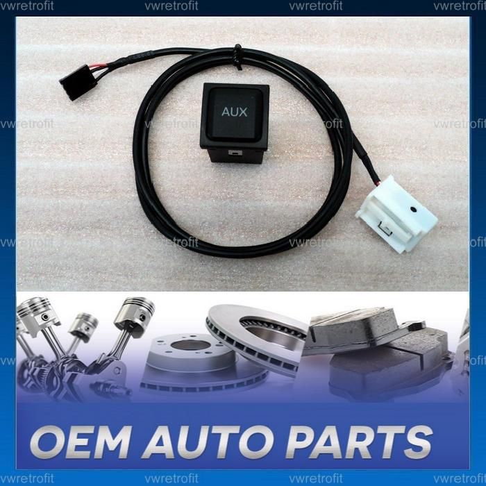 Buton + Cablaj pentru media AUX INPUT pentru VW Golf 5, Golf 6, Jetta,