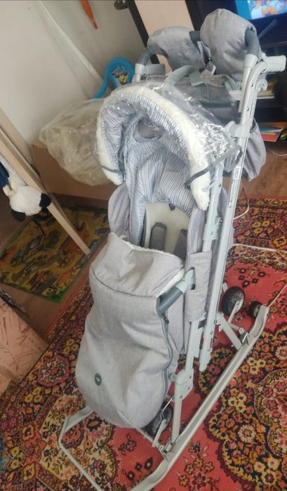 Санки-коляска ,состояние новое, не использовали