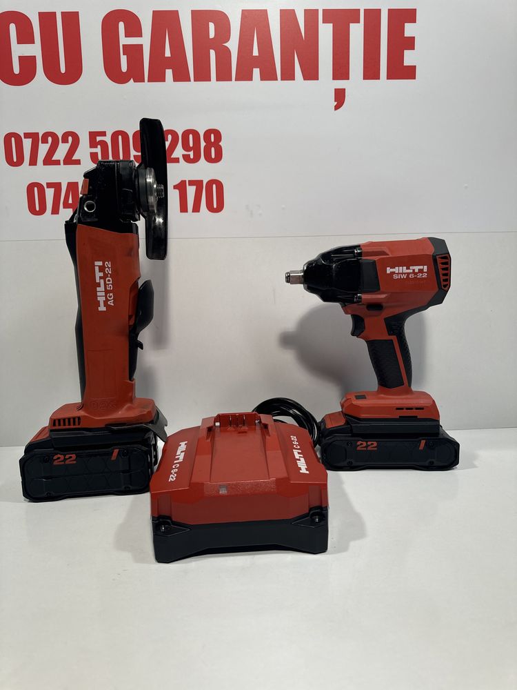 Hilti nuron AG5D-22  SIW6-22 flex polizor unghiular filetanta impact