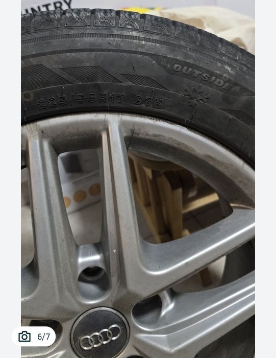 Jante A4 allroad r17 cu anvelope iarna 225 55 r17