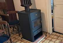 Нова камина на дърва Prity S1, 10.4 kW