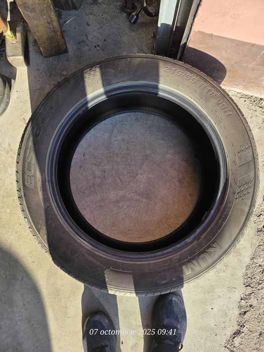 Vând 4 anvelope de vară 215 55 18 H  Kumho  DOT 2024 stare perfectă .