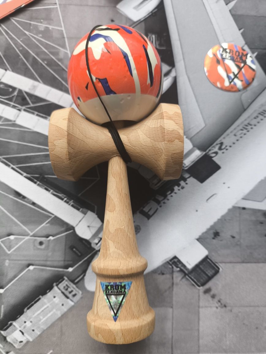 Кендама Kendama Krom Kamo Orange- като нова с всички документи и кутия