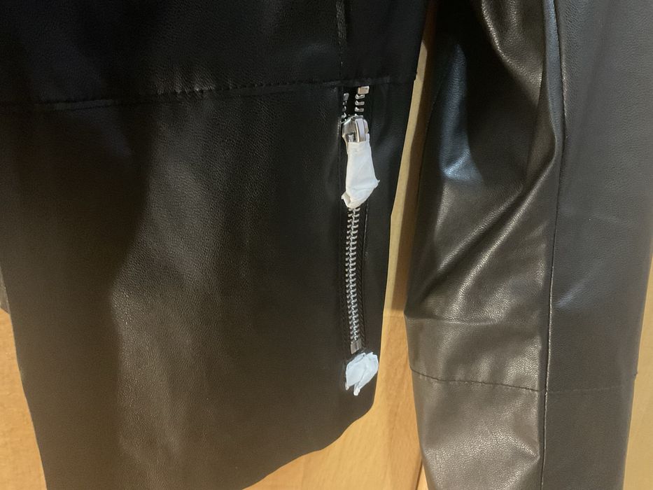 Tom Tailor  кожено сако размер M