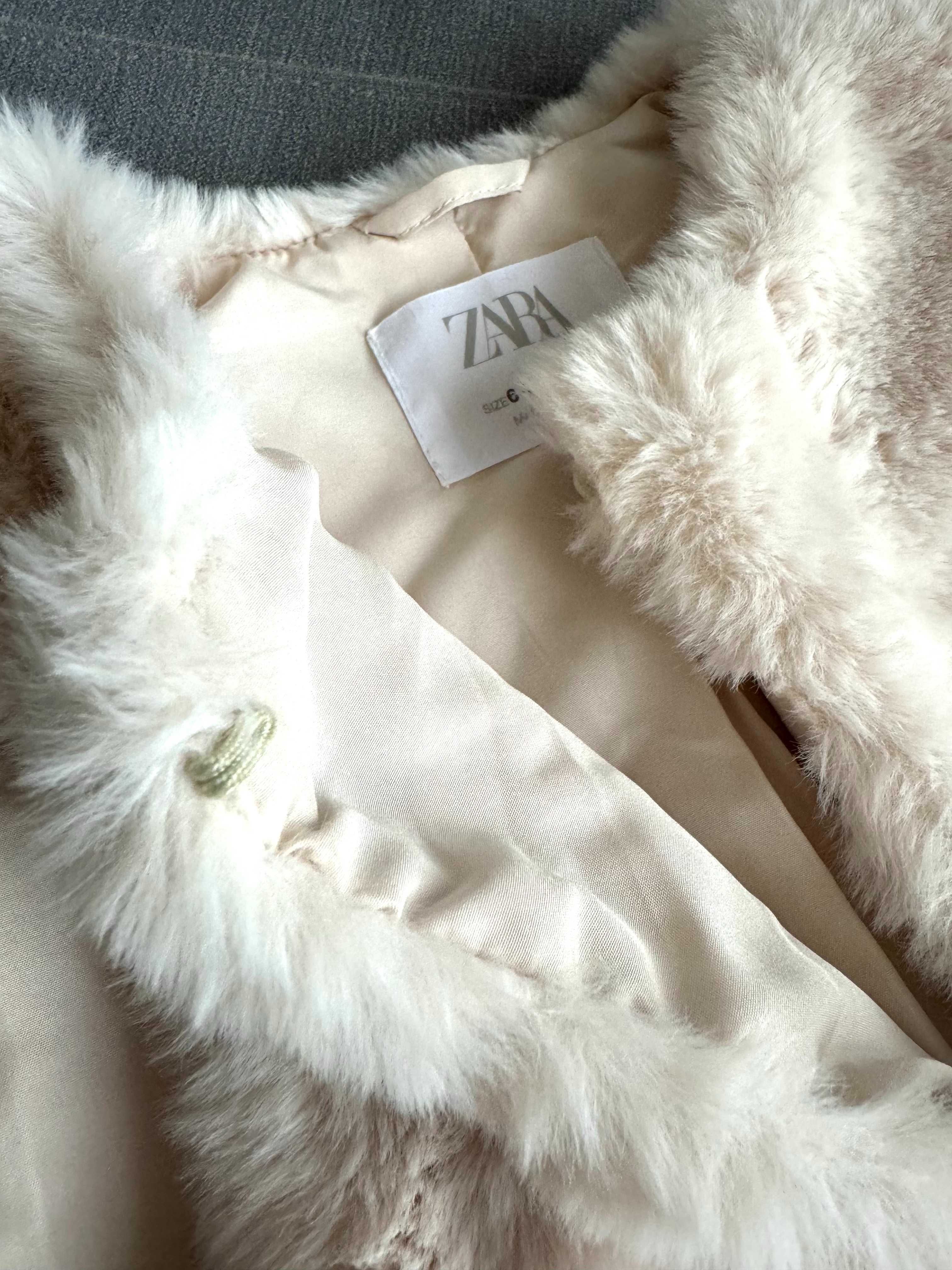 Детски пухен елек Zara - размер 120 - 6-7 г. като НОВ