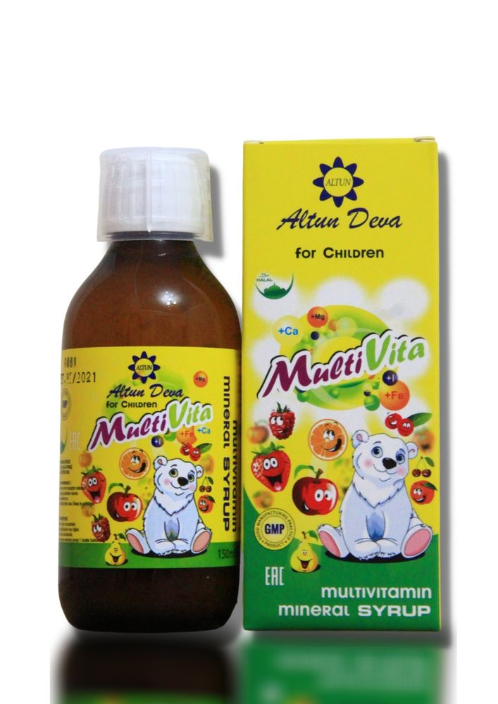 Мультивитаминный сироп для детей Altyn deva минеральная добавка кальци