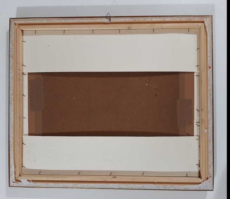 Tablou, pictură ulei/masonit, Vas cu flori, Roberto Scalvini