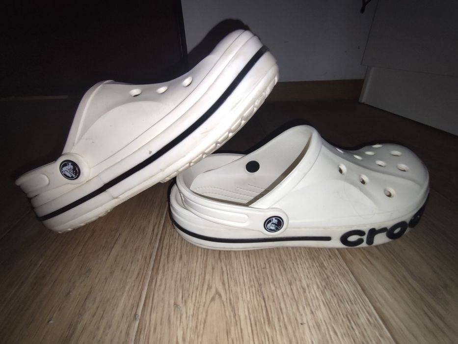 Белые кроксы White crocs