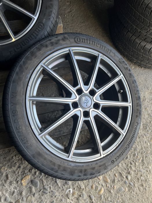 4 jante aliaj 19 inch Mercedes/Audi/Vw+anv vara 245/45/19 Continental!