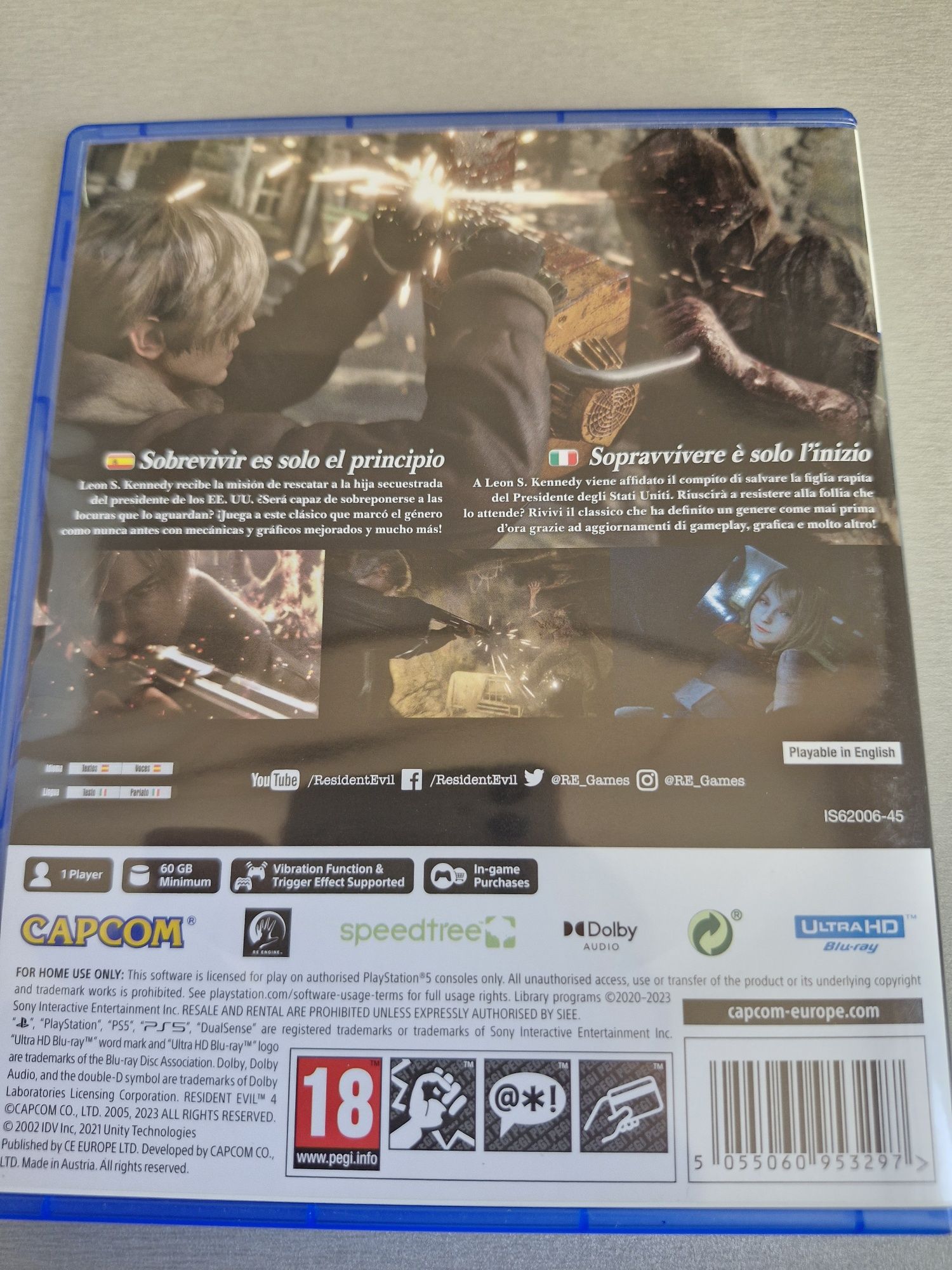 Resident Evil 4 Remake Ps 5